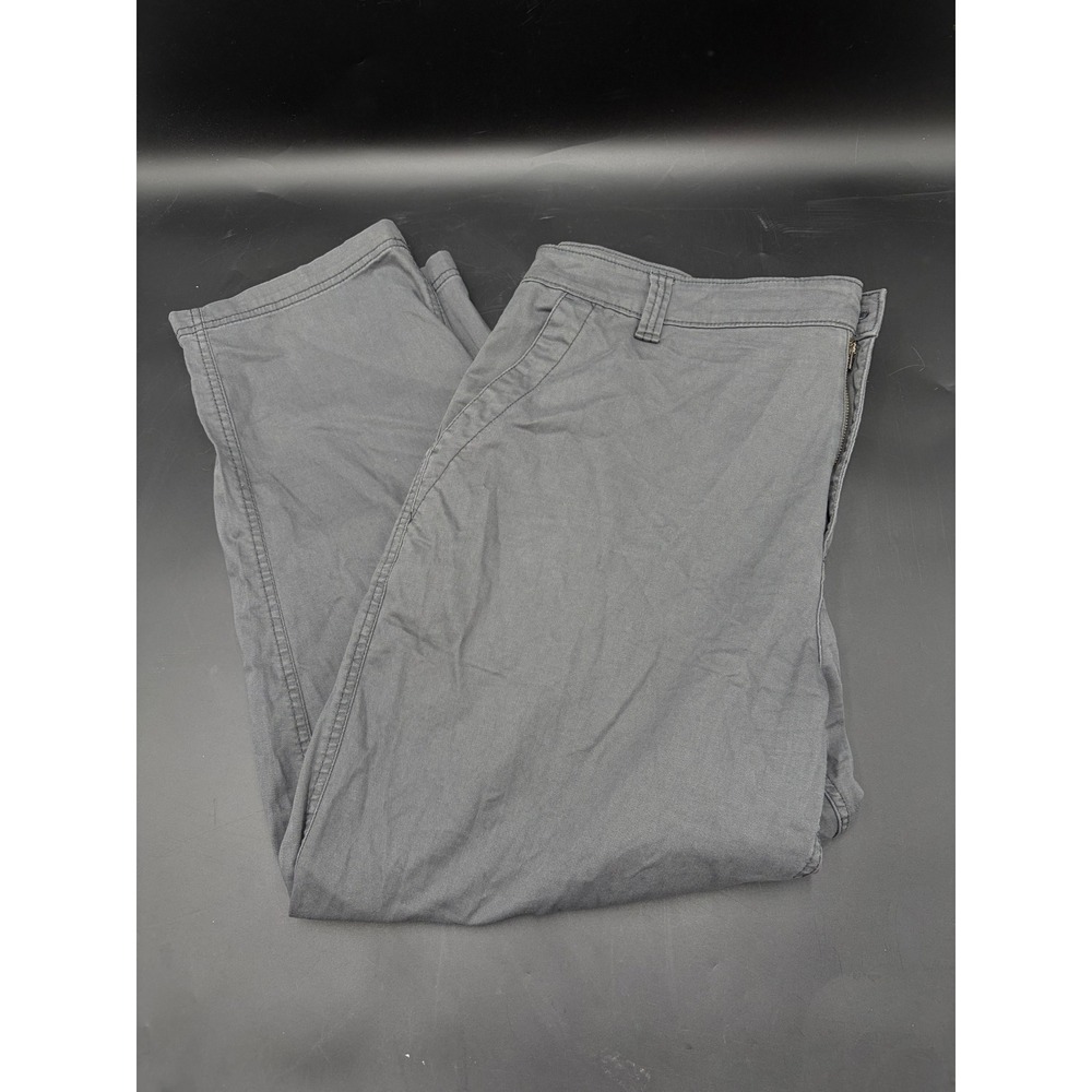 Old Navy Womens High-Rise OG Chino Pants Gray Stretch Cotton XL